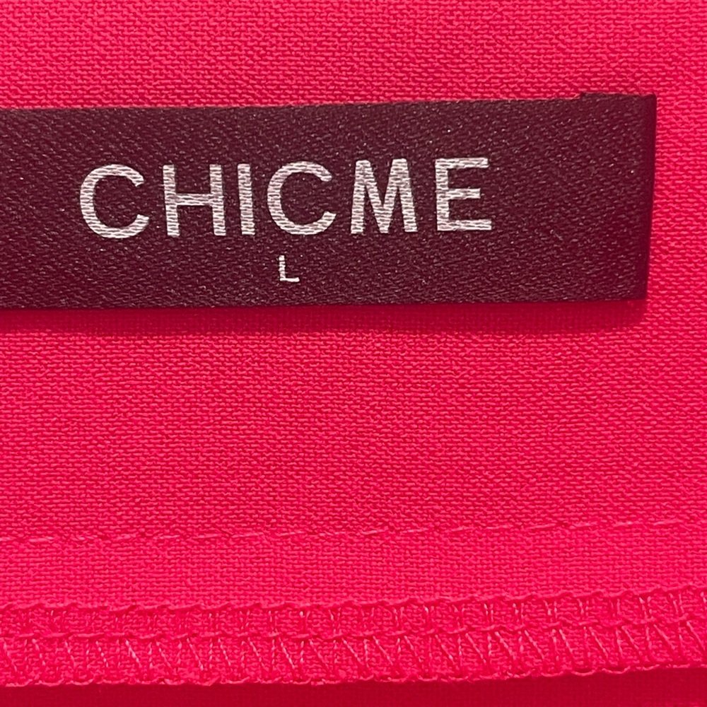 chic Me Women's Hot Pink off the shoulder Blouse - Picture 2 of 2